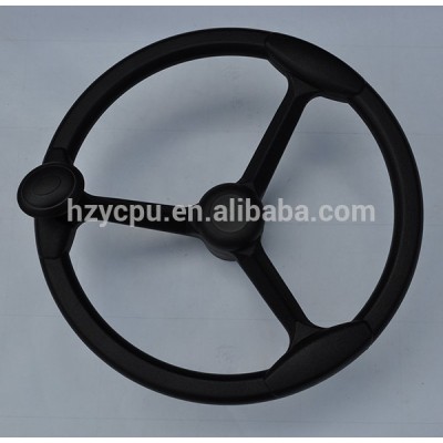 black universal steering wheel polyurethane foam